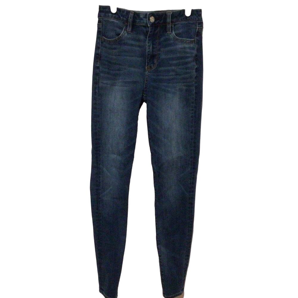 American Eagle Women’s Blue 360 Ne(x)t Level Stretch Jeggings Size 0 Skinny